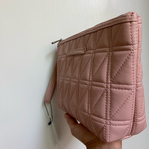 French Connection Bags | Box Quilt Cosmetic Pouch | Color: Rose - Picture 6 of 12